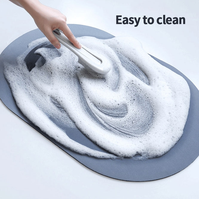 Super Absorbent Bath Mat Quick Drying Bathroom Rug Non-slip Entrance Doormat Nappa Skin Floor Mats Toilet Carpet Home Decor